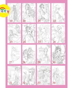 Bộ Tranh Tô Màu Chủ đề Manga Manhua Khổ Giấy A4 phù hợp cho nhiều dòng bút màu TM516 11 images upload woo2Fe73570a3b311ef8f265046ab99866295