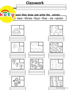 Bài tập tiếng anh - Numbers and Counting (Số đếm từ 1-10) - Bộ 10 và 20 tờ bài tập A4 COLOR LAND 15 images upload woo2Fea49c9f622df7969bf3a3f01fc588b5e