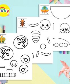 Bộ 20 Tranh Cắt Dán Tô Màu Cho Bé Chủ Đề Động Vật - Đồ Chơi Trẻ Em Giấy Thủ Công Trí Tuệ CD100 13 images upload woo2Fead250abf146966af3818101b8f7cc06