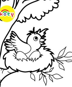 Set 50 Tờ Các Loài Chim (Birds) - Set 50 Tờ Tranh Tô Màu A4 A5 Dành Cho Màu Sáp, Màu Chì - TM175