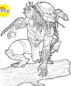 Tranh Tô Màu Predator Kẻ Săn Mồi - Bộ 20 Tờ Tranh Tô Màu A4 A5 Dành Cho Màu Sáp, Màu Chì - TRANH TÔ MÀU KOTY 16 images upload woo2Fec3a90980a8dc697b1f9a094baa8adce