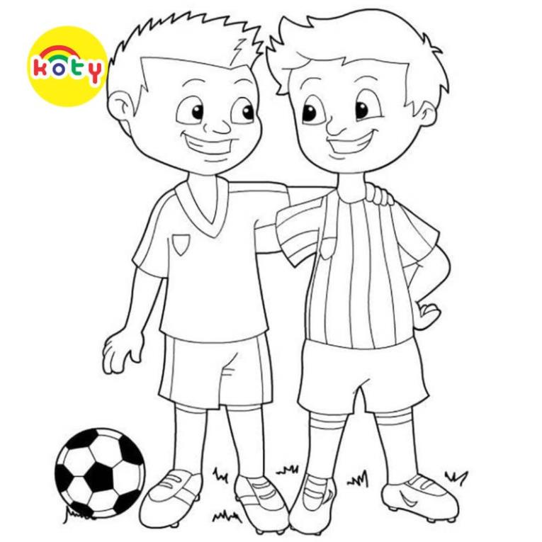 Tranh Tô Màu Bóng đá Soccer - Bộ 20 Tờ Tranh Tô Màu A4 A5 Dành Cho Màu Sáp, Màu Chì - TRANH TÔ MÀU KOTY 9 images upload woo2Ff078d9f9eda3f0c8cae32b2d15550b88