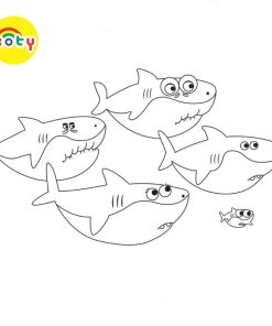 Tranh Tô Màu Baby Shark - Bộ 10 Tờ Tranh Tô Màu A4 A5 Dành Cho Màu Sáp, Màu Chì - TRANH TÔ MÀU KOTY 16 images upload woo2Ff17c1a2179a75081058162b134215ad5