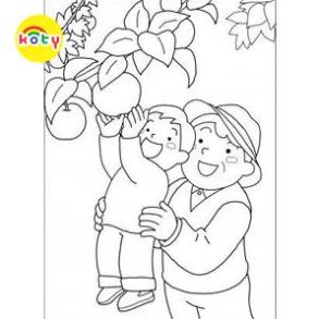 Bộ 50 Tờ Tranh Tô Màu Chủ Đề Gia Đình, Yêu Thương - Đồ chơi giấy KOTY TM504 4 images upload woo2Ff55d94cc259b8dc64a874483868cfbf0