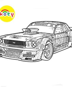 Xe Ford Mustang - Set 10 Tờ Tranh Tô Màu A4 A5 Dành Cho Màu Sáp, Màu Chì - TRANH TÔ MÀU COMIC ANIME MANGA tô màu 15 images upload woo2Ff6d66376312f6bd197205581263cdd6e