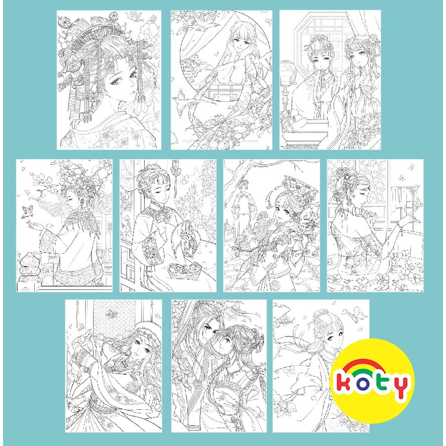line art tranh tô màu tuyển chọn combo 10 tranh giấy 6 images upload woo2Ff834917d37f82465b293558c98a00ed0