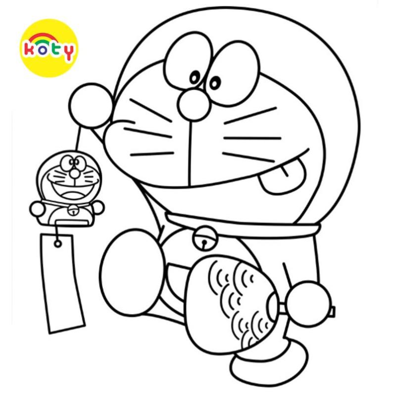 Tranh Tô Màu Doraemon Nobita - Bộ 20 Tờ Tranh Tô Màu Dành Cho Màu Sáp, Màu Chì - TRANH TÔ MÀU KOTY 4 images upload woo2Ffb3a612aea1d5e664d5a346d6830e6ef