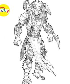 Tranh Tô Màu Predator Kẻ Săn Mồi - Bộ 20 Tờ Tranh Tô Màu A4 A5 Dành Cho Màu Sáp, Màu Chì - TRANH TÔ MÀU KOTY 17 images upload woo2Ffcfd860f5755d49cc25b6e1387564212