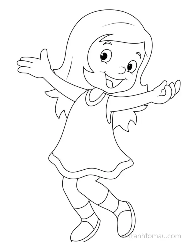 Tranh tô màu anime chibi đáng yêu và ấn tượng