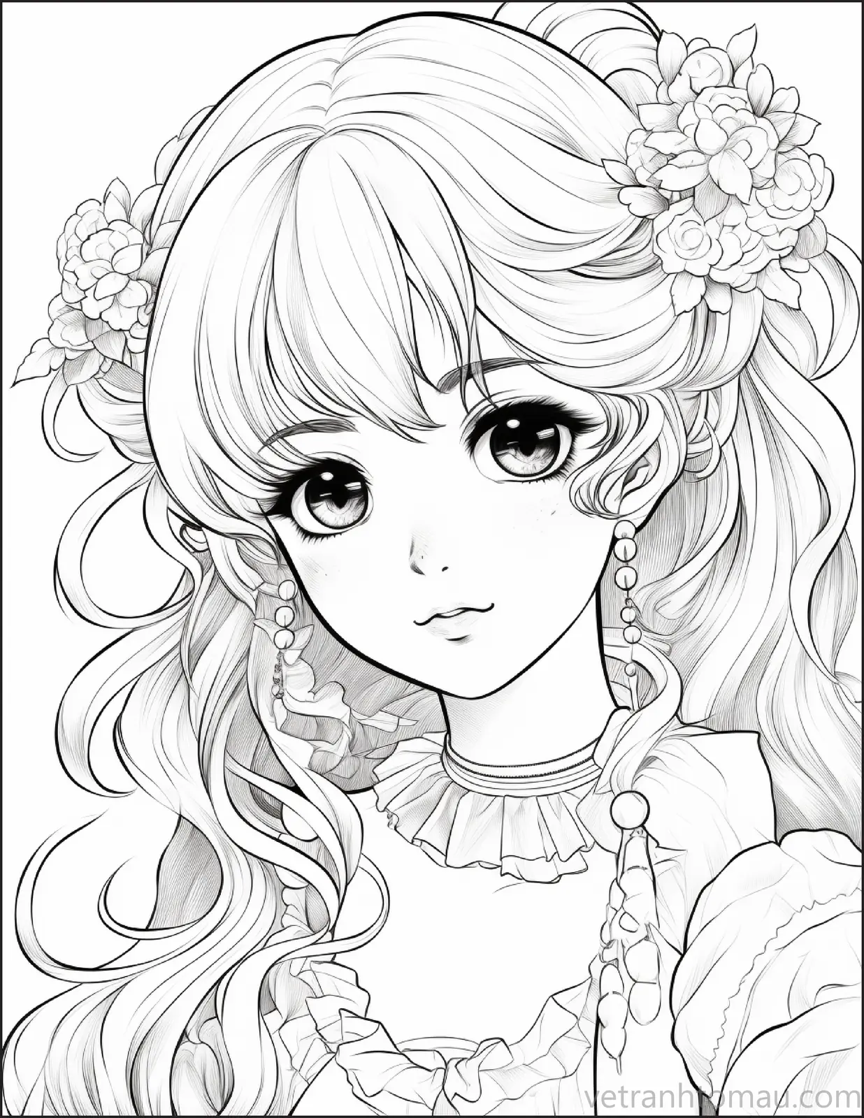 Bộ Sưu Tập Tranh Tô Màu Anime Cute 19 Bo Suu Tap Tranh To Mau Anime Cute 2 3 Result 1