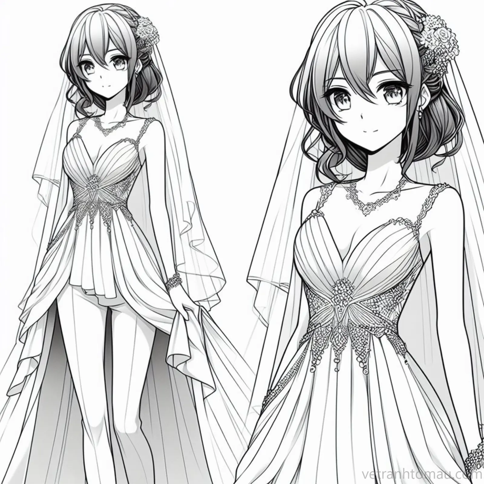 Bộ Sưu Tập Tranh Tô Màu Anime Cute 25 Bo Suu Tap Tranh To Mau Anime Cute 2 6 Result
