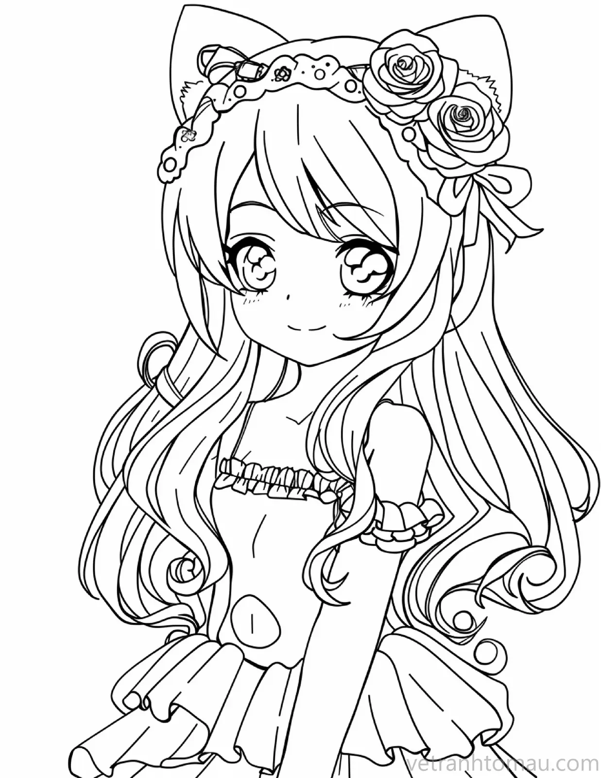 Bộ Sưu Tập Tranh Tô Màu Anime Cute 5 Bo Suu Tap Tranh To Mau Anime Cute 4 Result