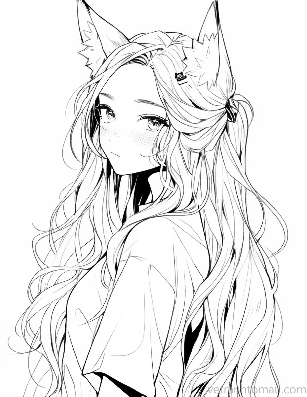 Mẫu tranh tô màu cô gái anime siêu đẹp và được fan yêu thích 4 Bo Tranh To Mau Co Gai Anime Dep Danh Cho Nguoi Yeu Ve 2 19 Result