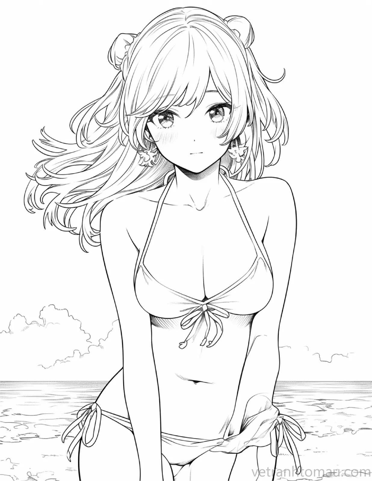 Mẫu tranh tô màu cô gái anime siêu đẹp và được fan yêu thích 17 Bo Tranh To Mau Co Gai Anime Dep Danh Cho Nguoi Yeu Ve 2 26 Result
