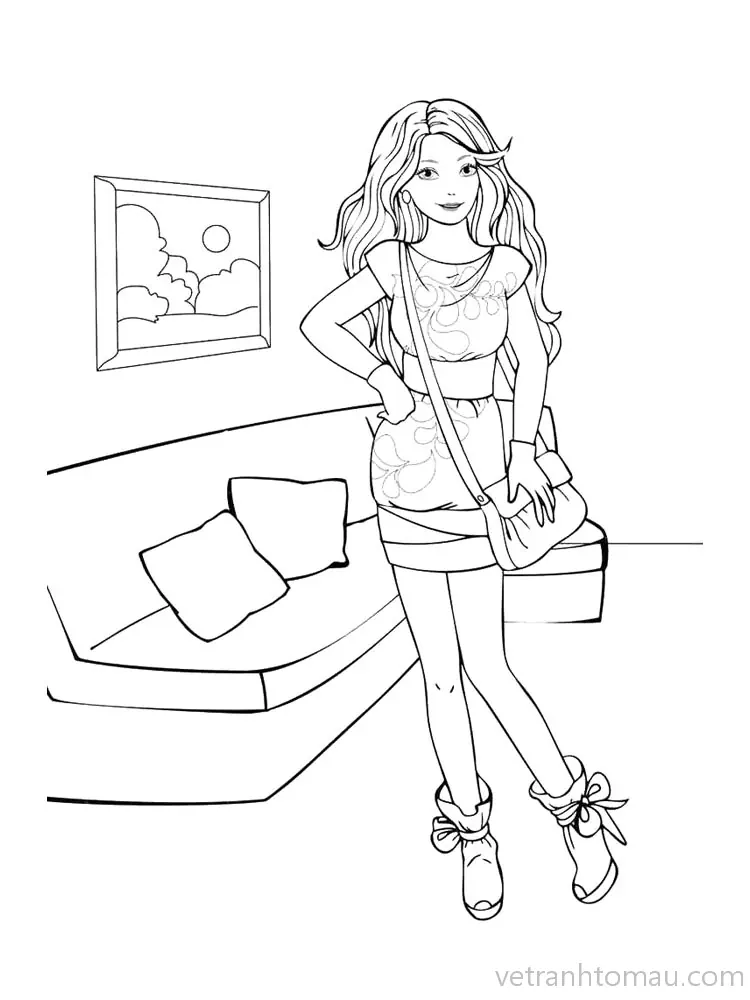 Mẫu tranh tô màu cô gái anime siêu đẹp và được fan yêu thích 20 Bo Tranh To Mau Co Gai Anime Dep Danh Cho Nguoi Yeu Ve 2 28 Result