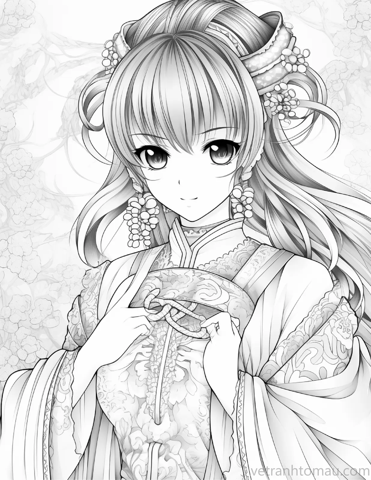 Tap Hop Nhung Buc Tranh To Mau Cong Chua Chibi Cute De Thuong Va Anime Chibi Dep 2 14 Result