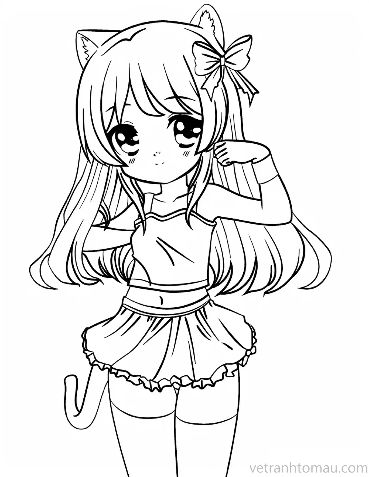 Tap Hop Nhung Buc Tranh To Mau Cong Chua Chibi Cute De Thuong Va Anime Chibi Dep 2 17 Result