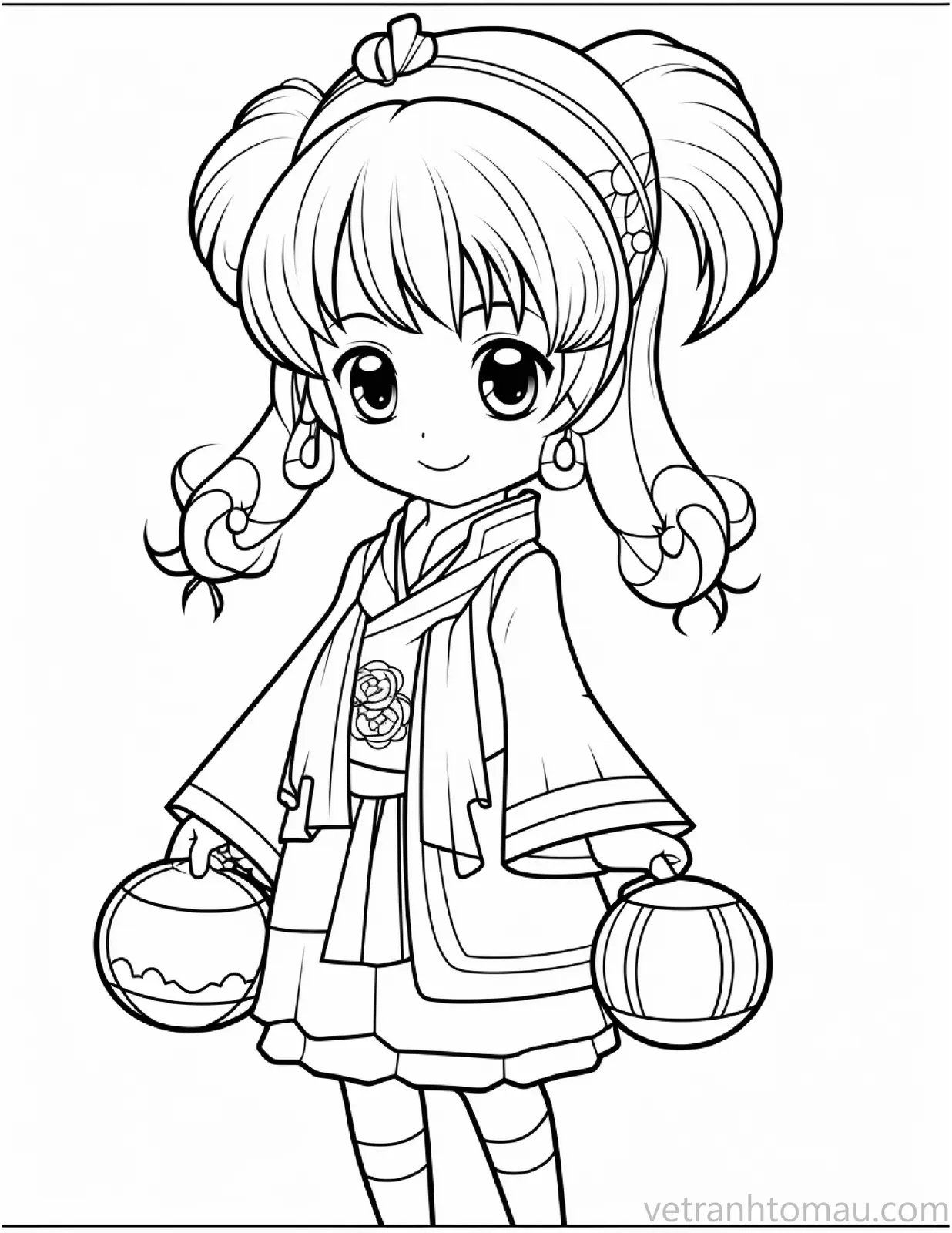 Tap Hop Nhung Buc Tranh To Mau Cong Chua Chibi Cute De Thuong Va Anime Chibi Dep 2 20 Result