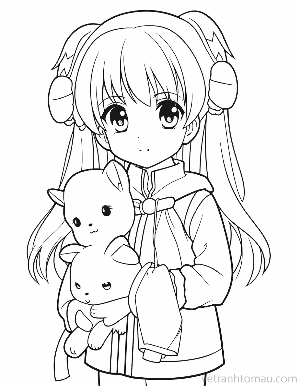 Tap Hop Nhung Buc Tranh To Mau Cong Chua Chibi Cute De Thuong Va Anime Chibi Dep 2 22 Result