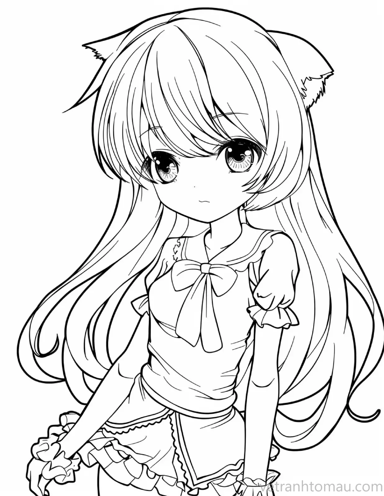 Tap Hop Nhung Buc Tranh To Mau Cong Chua Chibi Cute De Thuong Va Anime Chibi Dep 2 23 Result