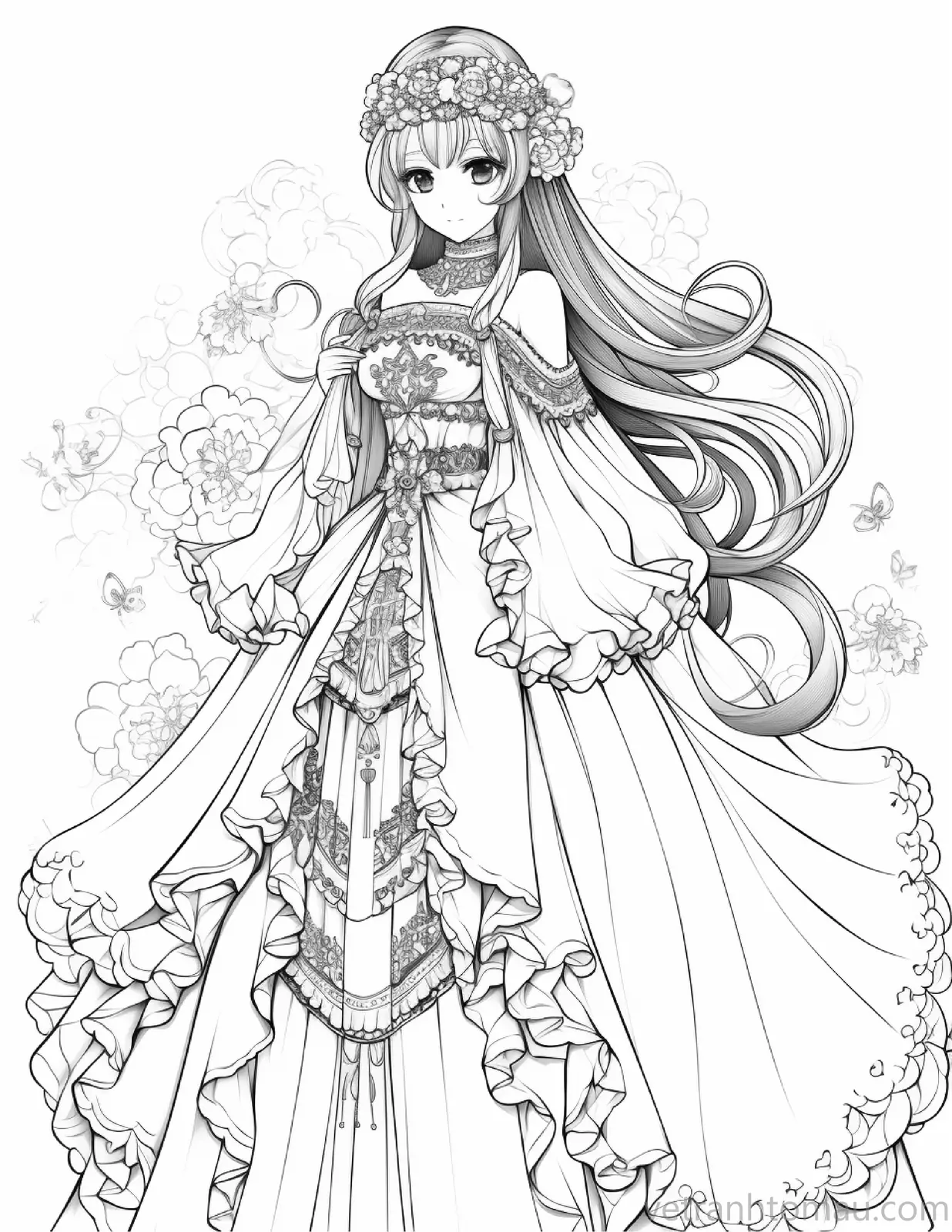 Tap Hop Nhung Buc Tranh To Mau Cong Chua Chibi Cute De Thuong Va Anime Chibi Dep 2 24 Result