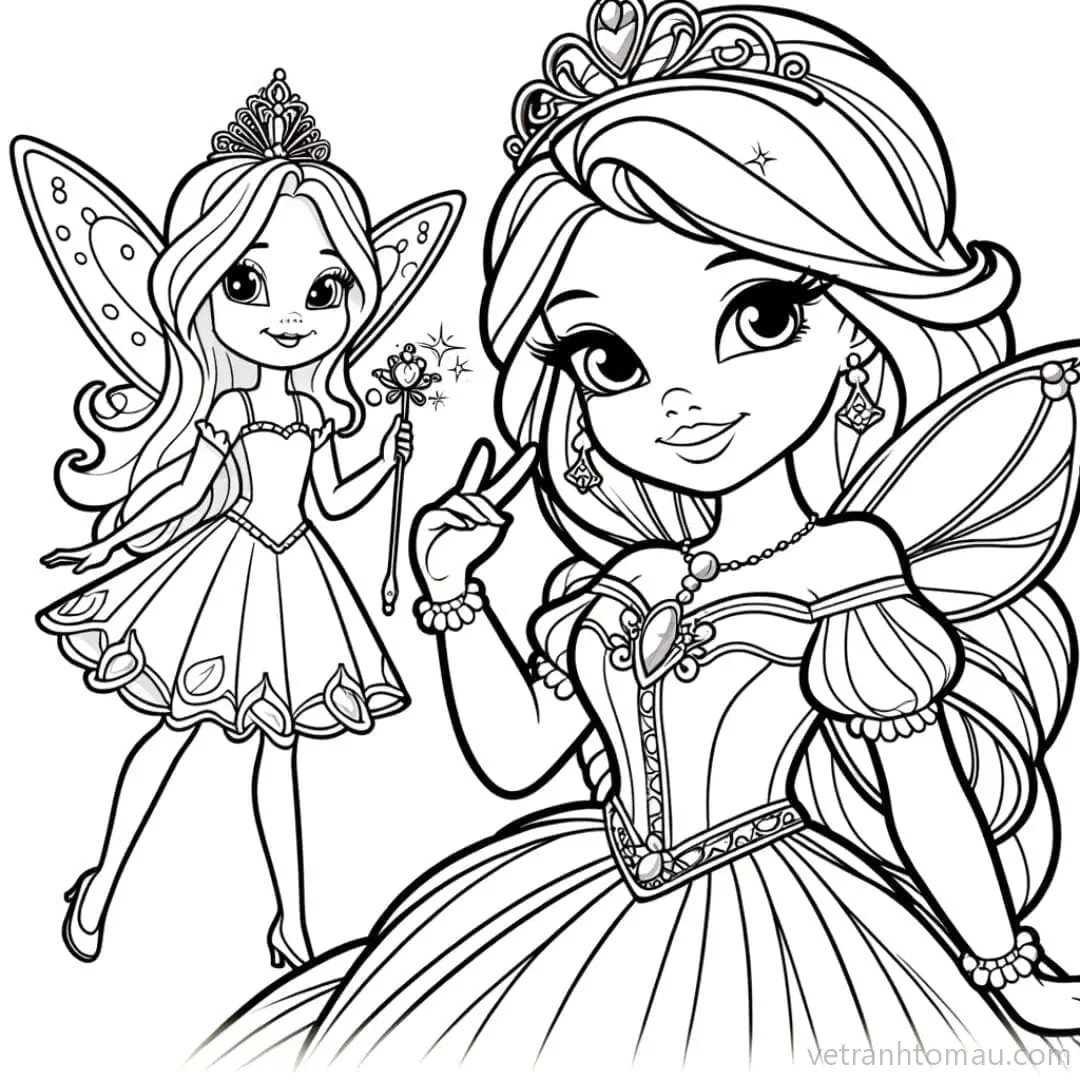 Tap Hop Nhung Buc Tranh To Mau Cong Chua Chibi Cute De Thuong Va Anime Chibi Dep 2 27 Result