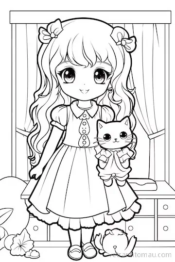 Tap Hop Nhung Buc Tranh To Mau Cong Chua Chibi Cute De Thuong Va Anime Chibi Dep 2 2 Result