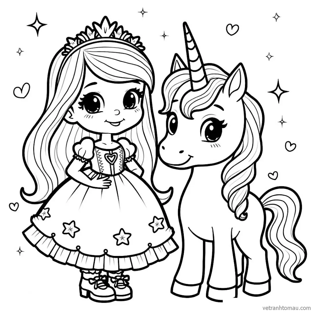 Hình vẽ đơn giản công chúa chibi cute dễ thương cho bé học tô 18 To Mau Cong Chua Chibi Kham Pha Su Dang Yeu Trong The Gioi Hoat Hinh 2 30 Result