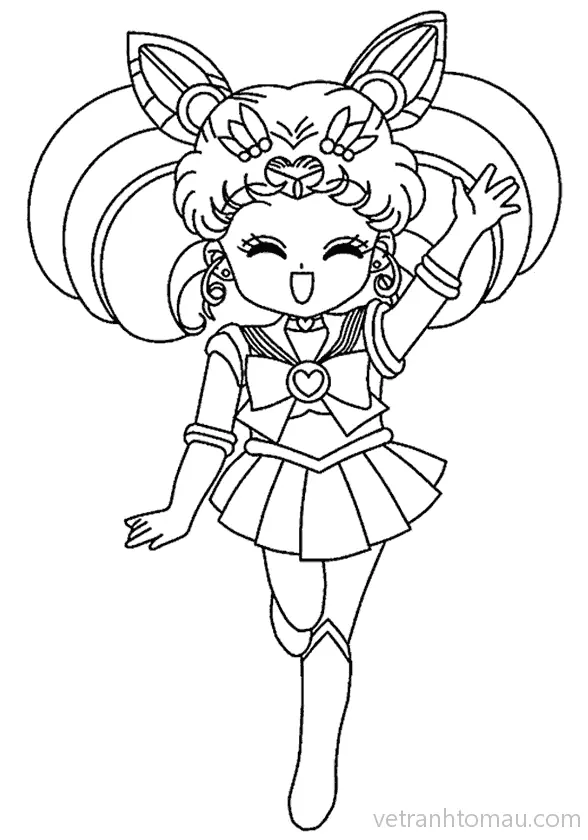 Tong Hop Tranh To Mau Cong Chua Chibi Cute De Thuong Cho Be Yeu 1 Result