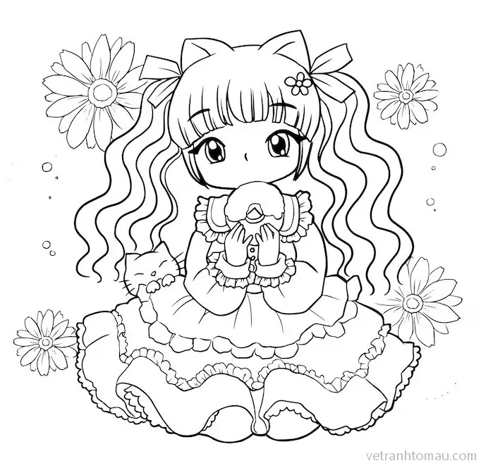 Tranh tập tô màu Công chúa Chibi váy đẹp mắt to cho bé thỏa sức tưởng tượng 4 Tranh Tap To Mau Cong Chua Chibi Vay Dep Mat To Cho Be Thoa Suc Tuong Tuong 3 Result
