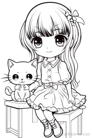 Tranh To Mau Chibi Cuc Dep Va De Thuong 2 1 Result 2