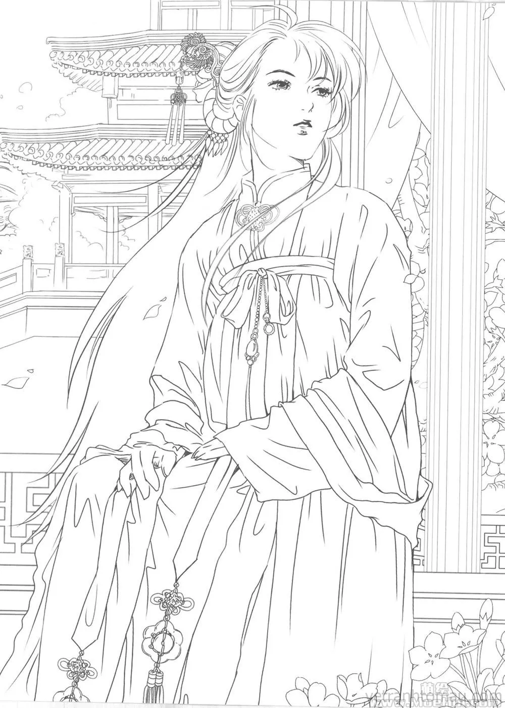 Tranh tô màu công chúa anime xinh xắn cho fan manga 11 Tranh To Mau Cong Chua Anime Chibi Co Gai De Thuong Cho Be Tap To Mau 24 Result