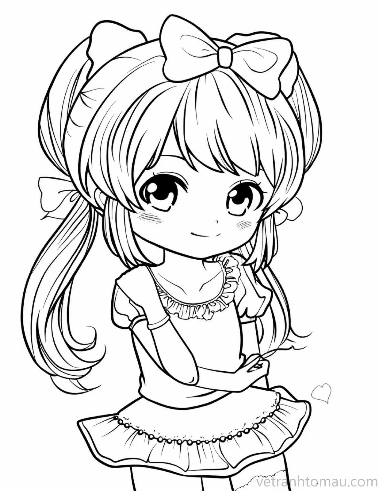 Tranh To Mau Cong Chua Anime Tuyet Dep Danh Cho Be 2 15 Result