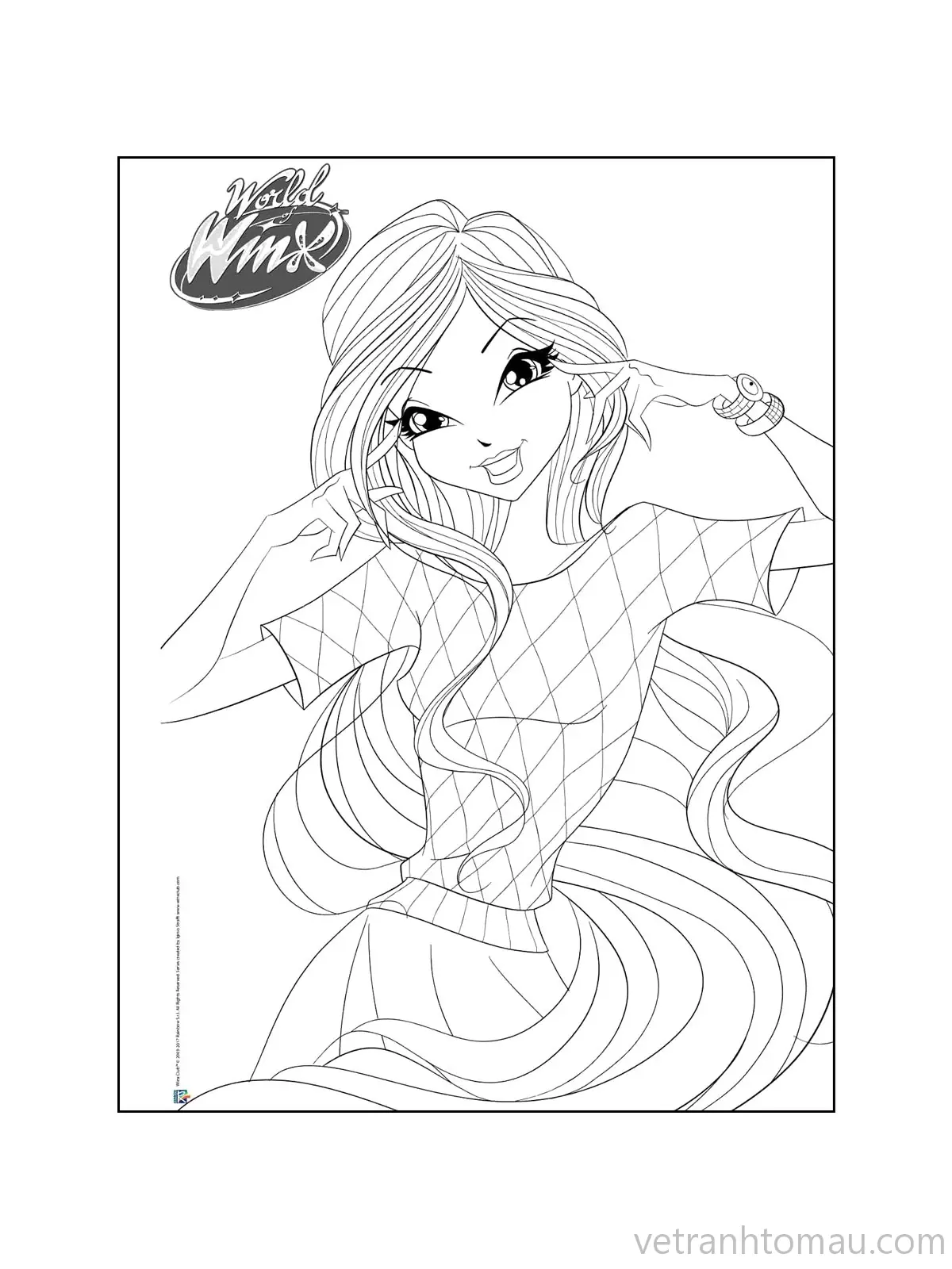 Tranh To Mau Cong Chua Anime Tuyet Dep Danh Cho Be 2 29 Result