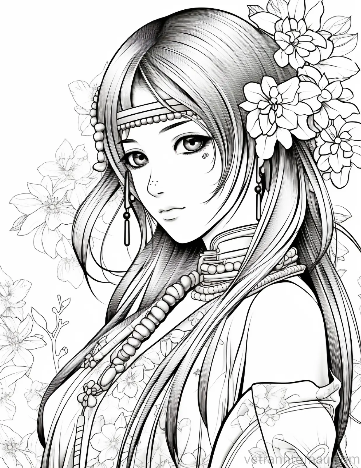 Tuyển chọn tranh tô màu bé gái chibi cute hot nhất hiện nay 10 Tranh To Mau Cong Chua Chibi Cute Hap Dan Moi Ban Nho Yeu Nghe Thuat 2 20 Result