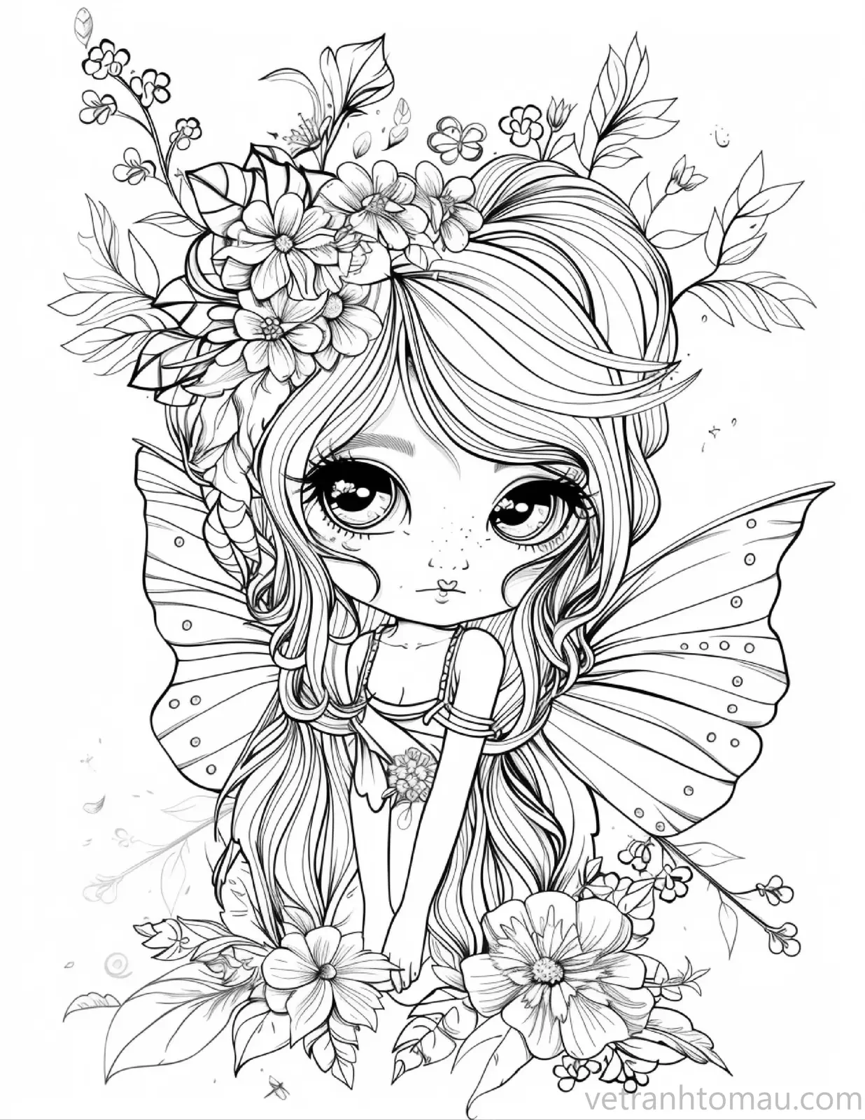 Tuyển chọn tranh tô màu bé gái chibi cute hot nhất hiện nay 25 Tranh To Mau Cong Chua Chibi Cute Hap Dan Moi Ban Nho Yeu Nghe Thuat 2 35 Result