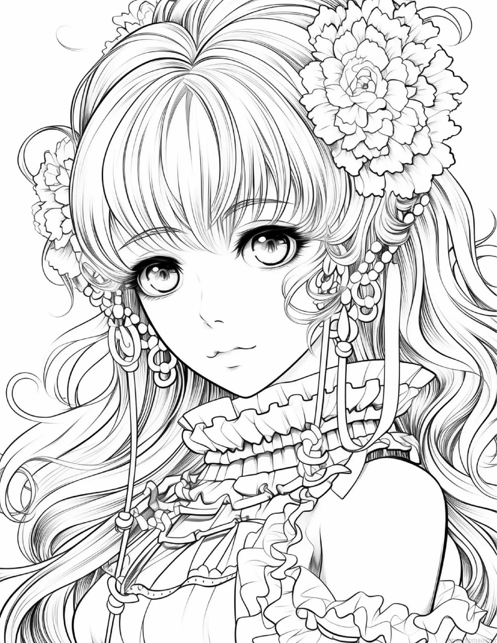 Tranh tô màu công chúa đẹp nhất siêu xinh cho bé gái 18 Tranh To Mau Cong Chua Dep Don Gian Duoc Yeu Thich2 17 Result