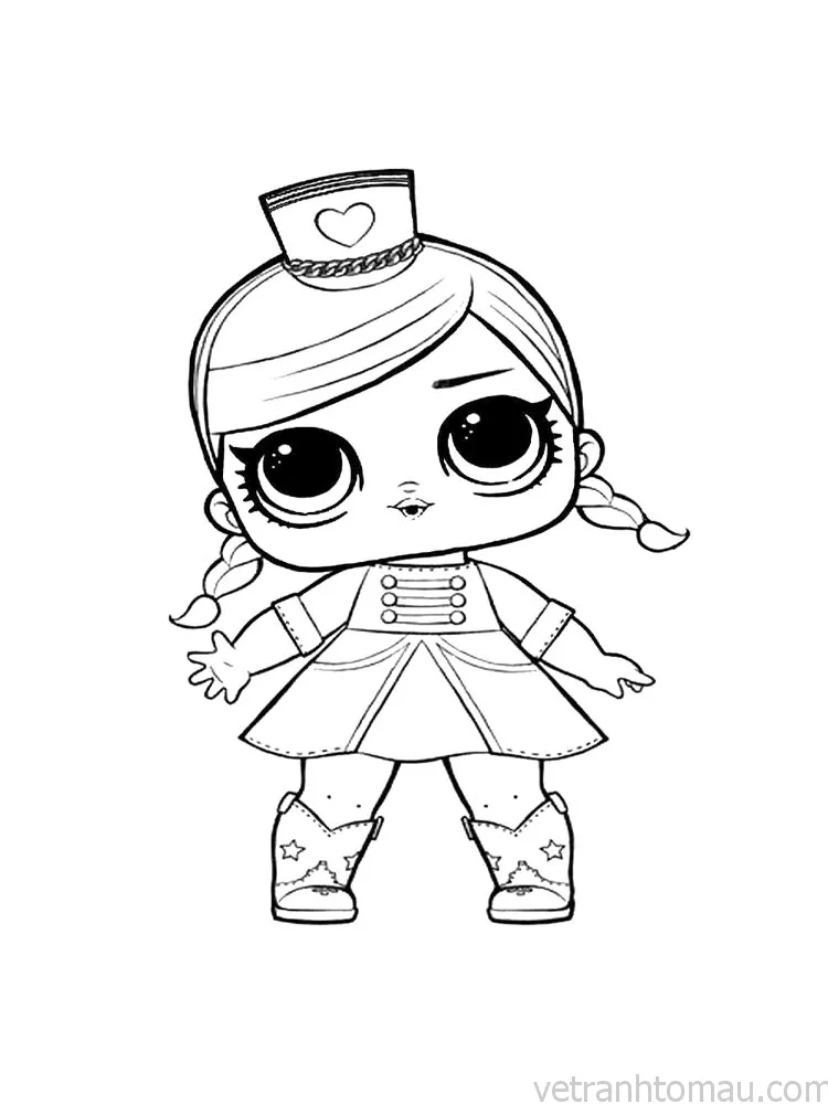 Tranh tô màu công chúa chibi dễ thương siêu cute 10 Tranh To Mau Cong Chua Dep Don Gian Duoc Yeu Thich2 28 Result